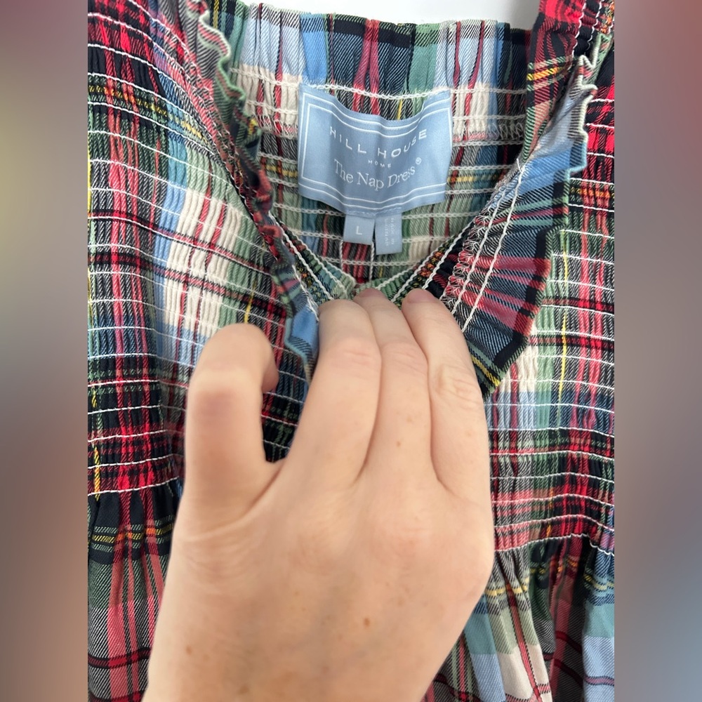 Hill House The Ellie Nap Dress - Multi Tartan - Picture 3 of 5